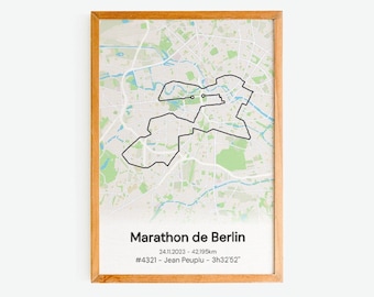 Berlin Marathon Custom Poster (Downloadable File)