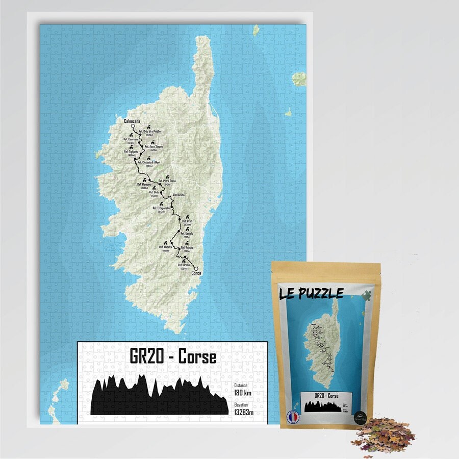 GR20 Corsica Souvenir Puzzle