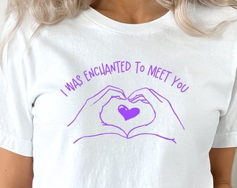 I Was Enchanted To Meet You Unisex T-Shirt, Speak Now Taylor's Version Shirt, Eras Tour Shirt for Swifties