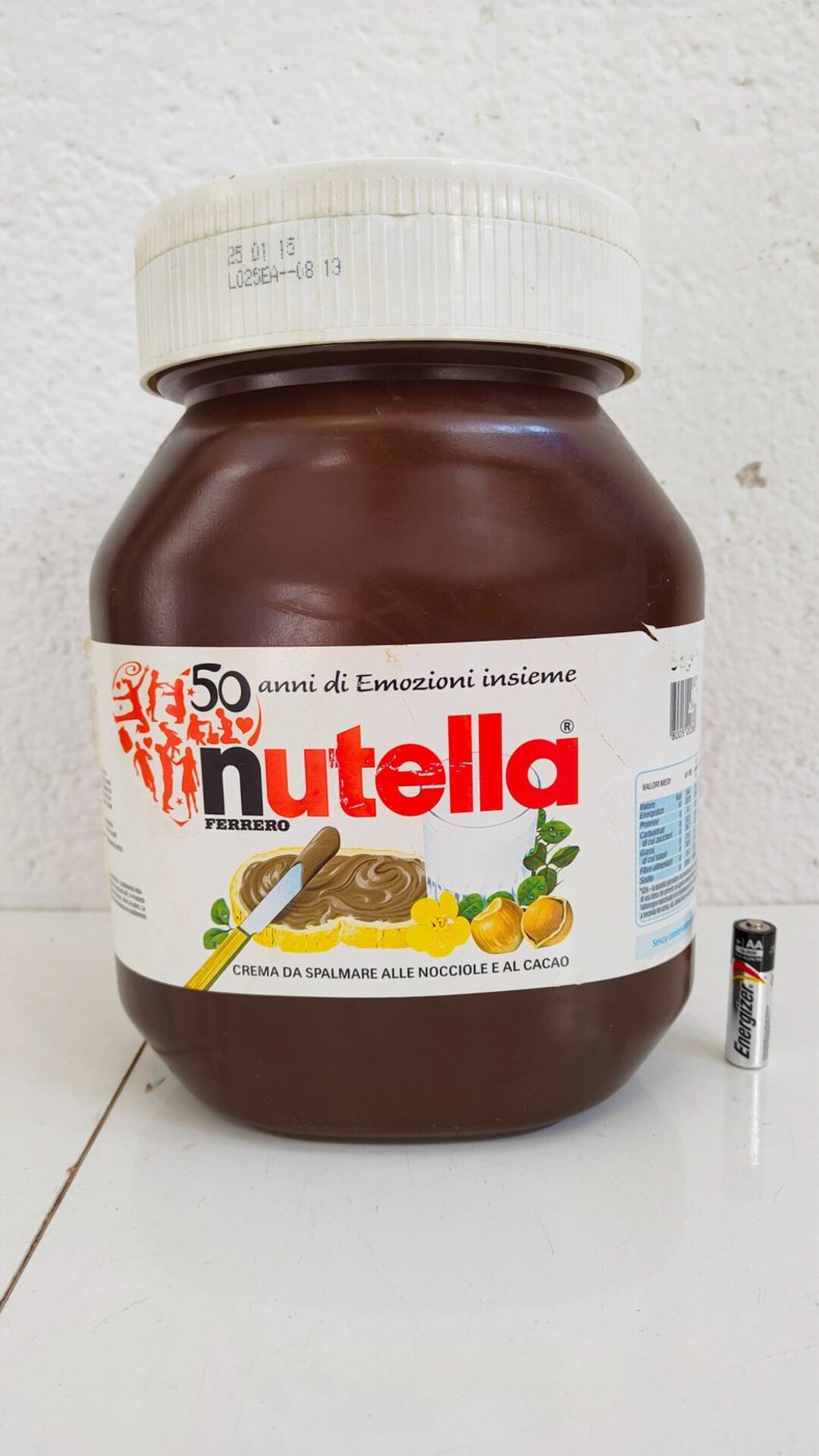 Huge Nutella Plastic Advertising Jar Etsy