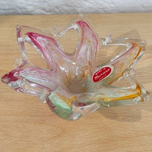 Centro Tavola Floreale in Vetro di Murano Made in Italy