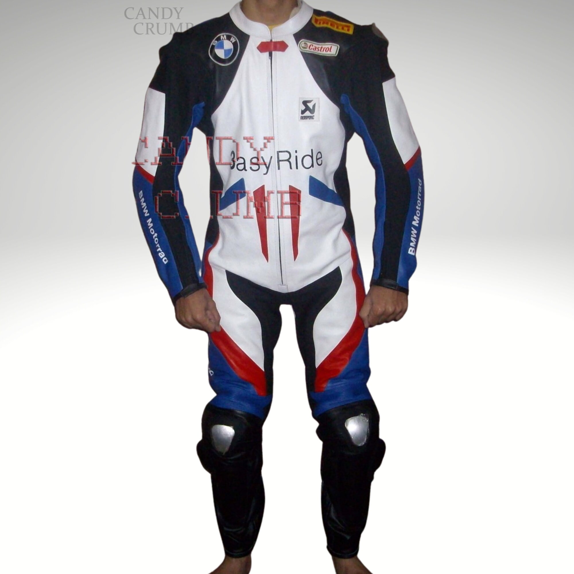Motorbike Racing Leather Suit/biker Racer Suit/100 Cowhide Leather Etsy