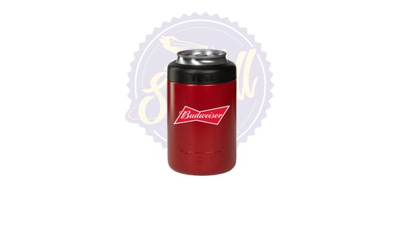 Budweiser Full Color Print Yeti Colster, Rambler, Can Holder, Beer,  Bachelor Gift, Father's Day, Tumbler, 12oz Colster, Yeti Colster 