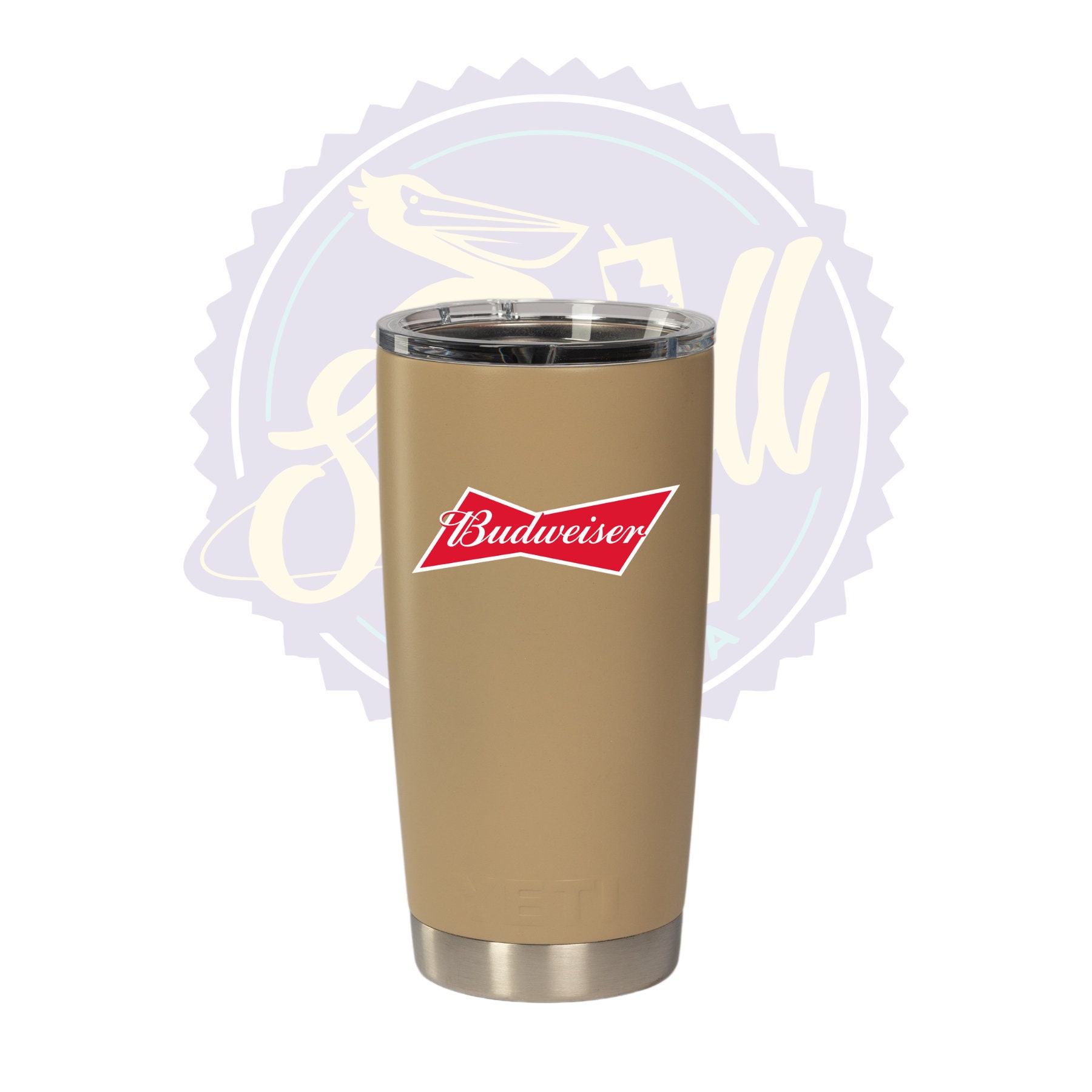 Custom Yeti 30 oz Rambler Tumbler Laser Engraved Budweiser - Small Batch  Louisiana