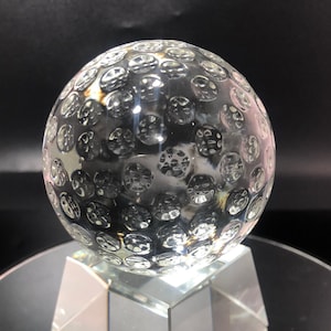 Troféu de prêmio de golfe de vidro de cristal personalizado, troféu de golfe de vidro, prêmio de golfe, troféu/placa/prêmio de reconhecimento de golfe, troféu de golfe para banquetes