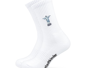 JESUS STATUE socks, Rio, sports socks, tennis socks
