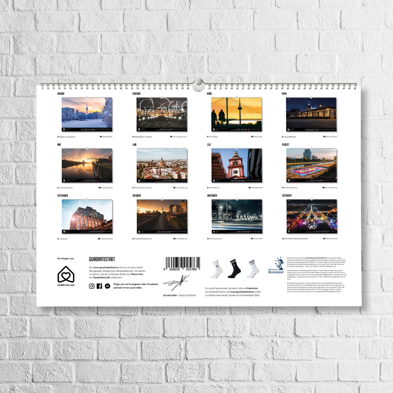 Mannheim Kalender 2024 Quadratestadt - Etsy.de