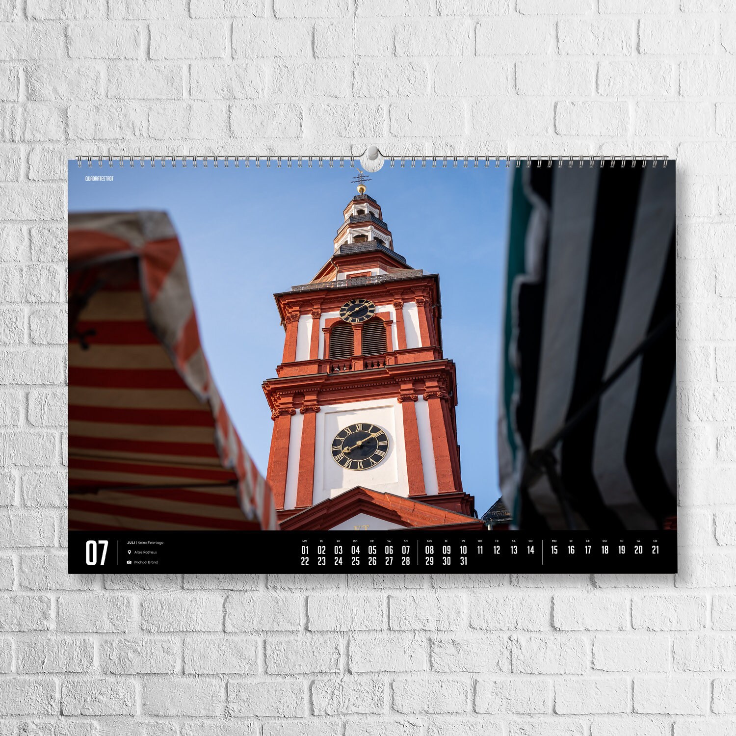Mannheim Kalender 2024 Quadratestadt - Etsy.de