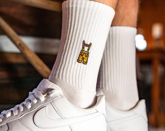 LEDERHOSE socks white, Munich, sports socks, tennis socks