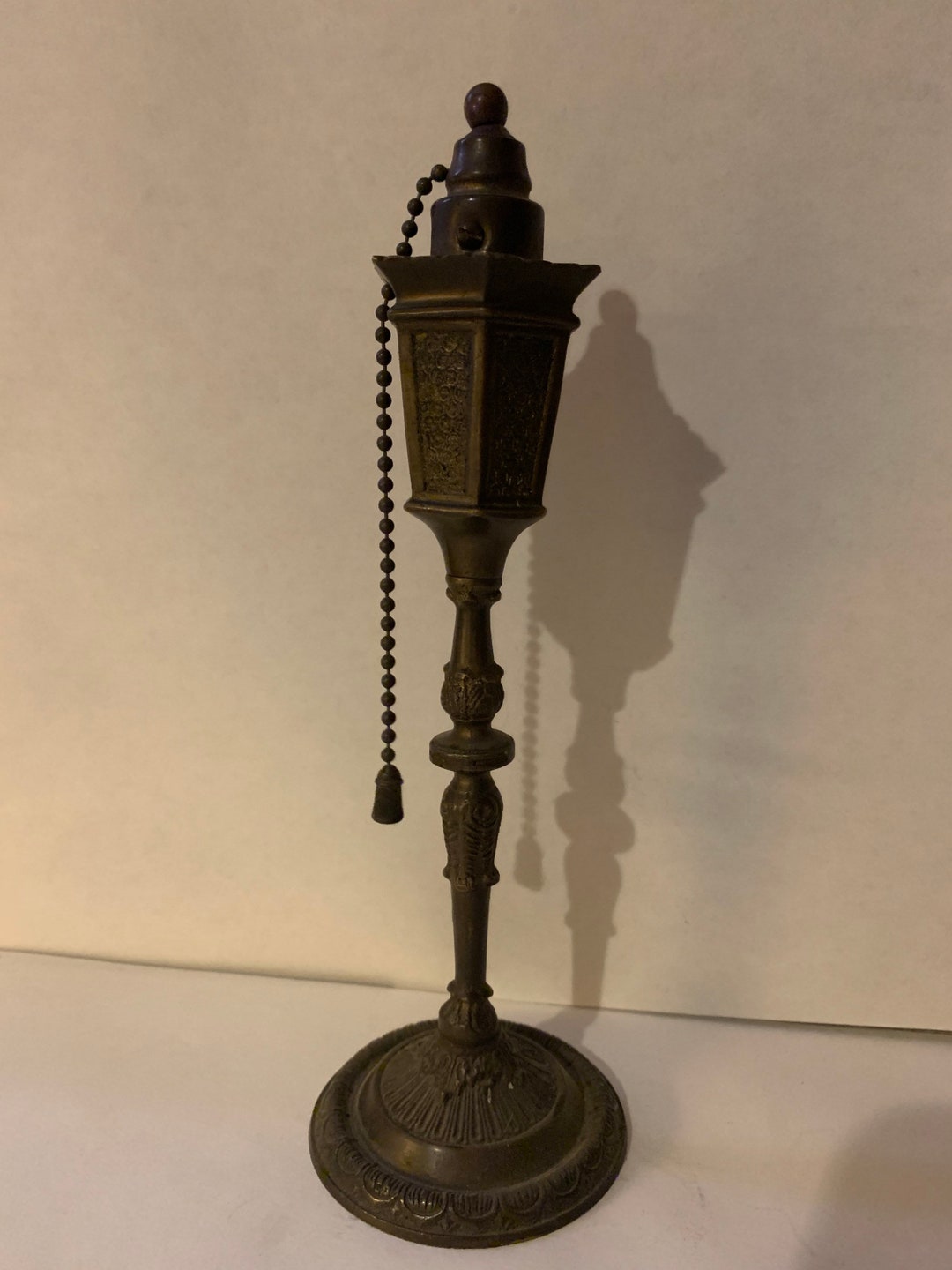Antique Street Light/gaslight Table Top Lighter Etsy