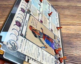 Compatibel met Cthulhu Death May Die acryl overlays, dashboards en dobbelstenen Tra