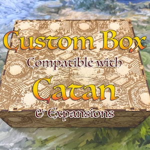Catan Compatible Custom Box - Also works with Catan expansions