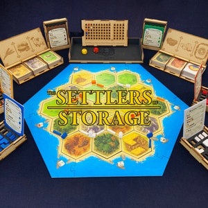 Catan-compatibel inzetstuk voor organisatie