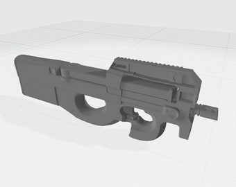 SMG 2 | STL, OBJ | Toy Guns | Keychain | 3D Print | Wall Decor | Dummy Training (No Functionality)