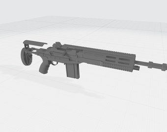DMR 1 | STL, OBJ | Toy Guns | Keychain | 3D Print | Wall Decor | Dummy Training (No Functionality)