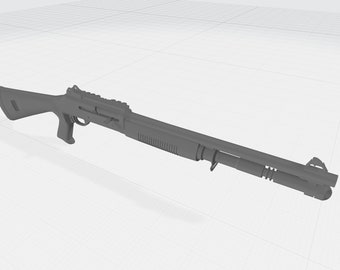 SHOTGUN 2 | STL, OBJ | Toy Guns | Keychain | 3D Print | (No Functionality)