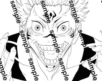  Anime Coloring Pages Jujutsu Kaisen  Latest HD