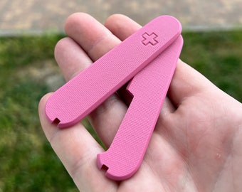 Victorinox 84mm/94mm plus G10 Scales Pink