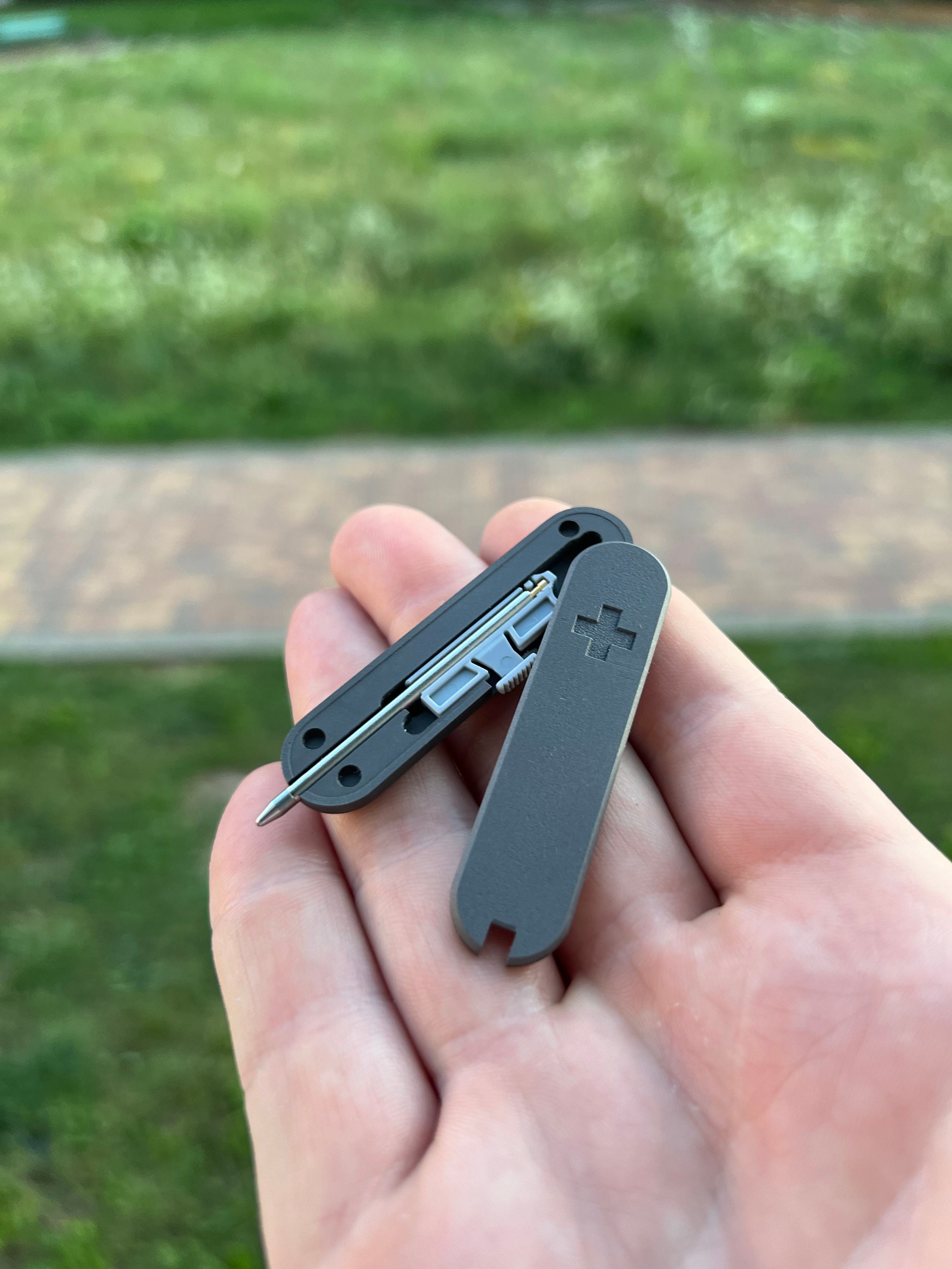 Victorinox 58mm Minichamp Pen Slot Titanium Scales Sac - Etsy