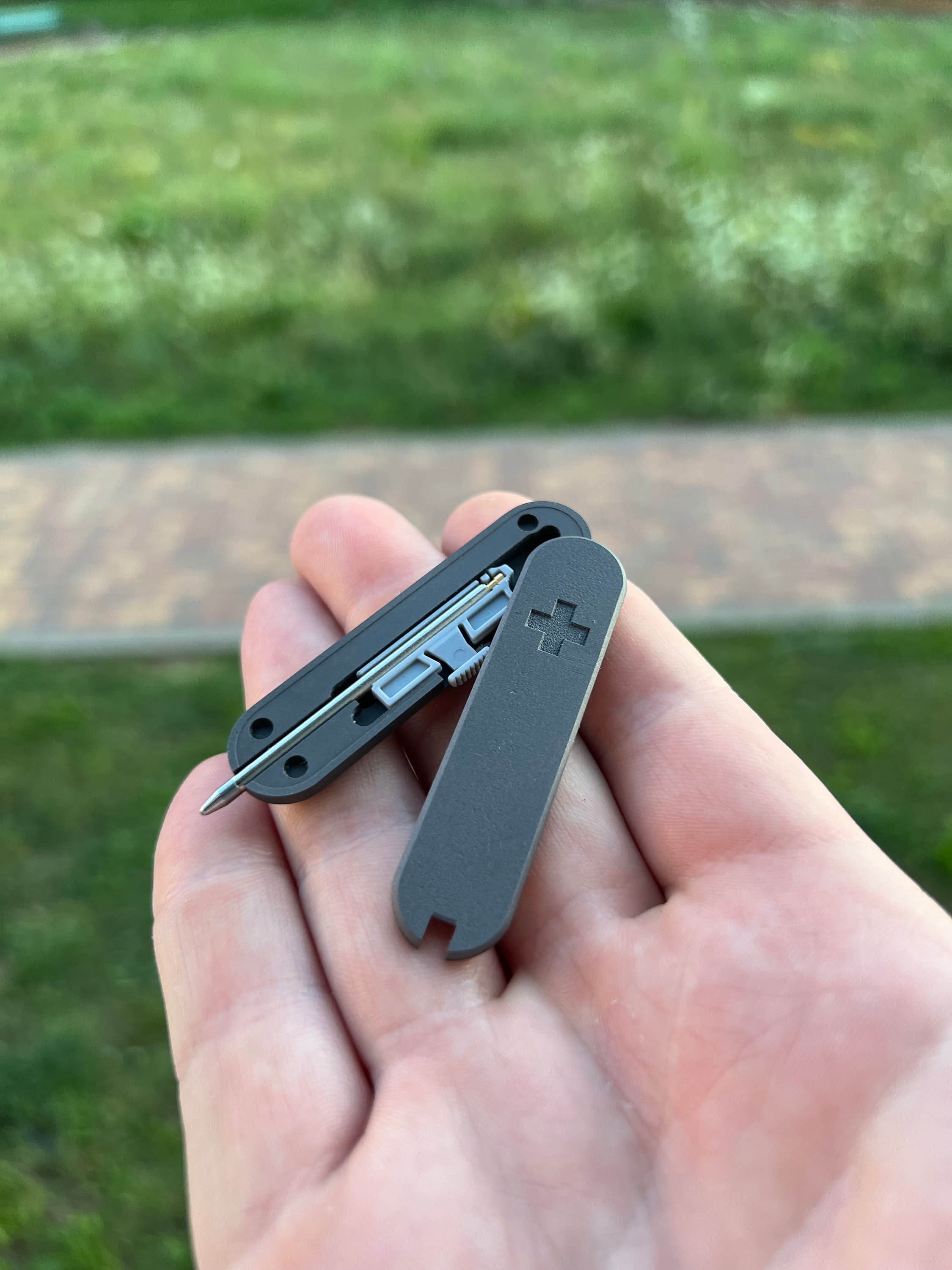 ◻️新品 PDW × VICTORINOX 58mm Topoチタンスケール Ti-SAK Scales Mini 58mm - Topo | PDW | Prometheus Design Werx
