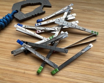 58mm set of accessories tweezers, toothpick, pendant mod sak
