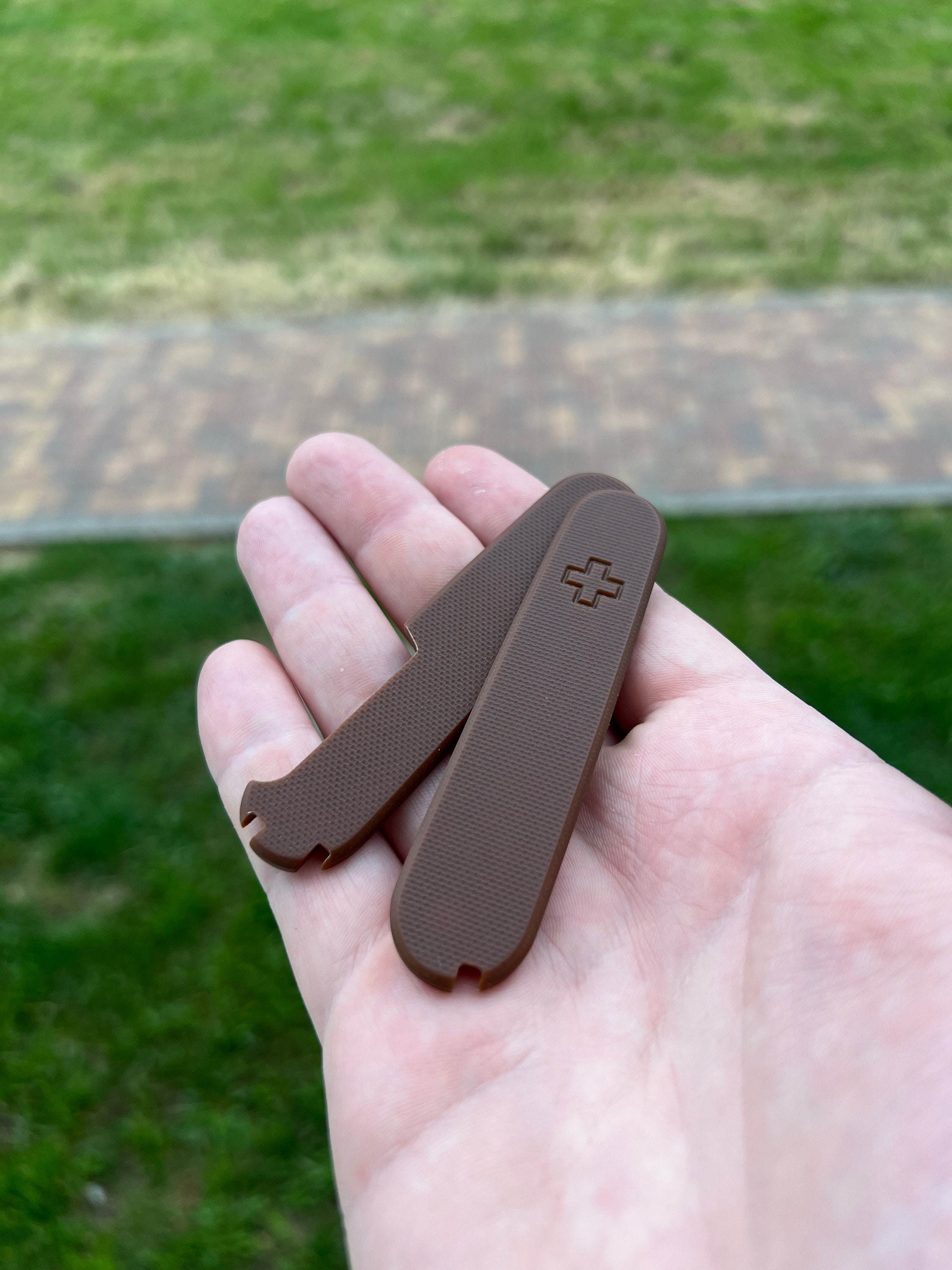 Victorinox 91mm 91mm Plus G10 Scales Brown Etsy Canada