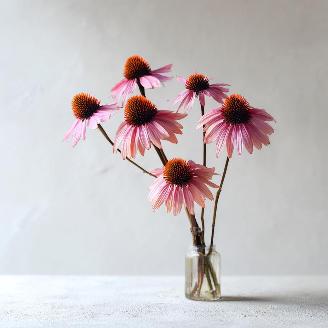 Echinacea Coneflowers Seeds – Pink Wildflowers for Bouquets, Rustic
