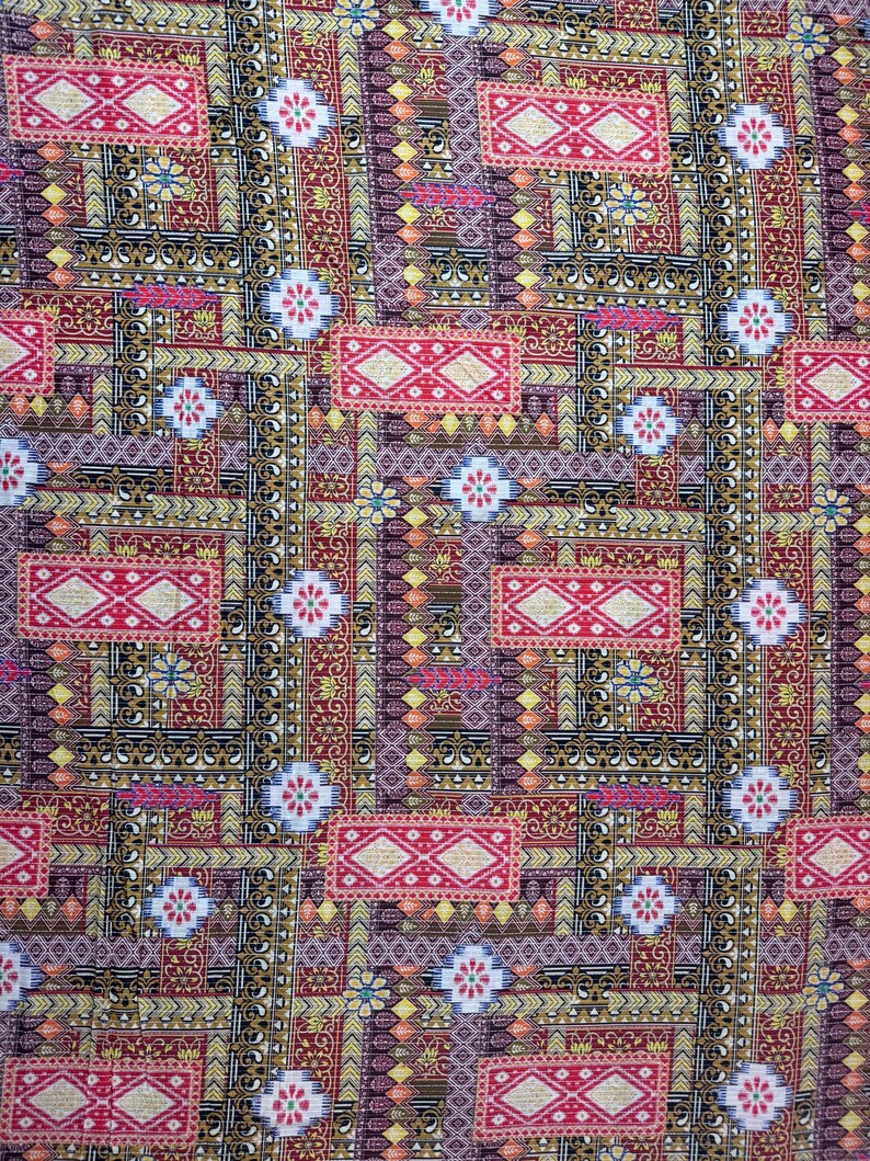 patchwork cotton fabric