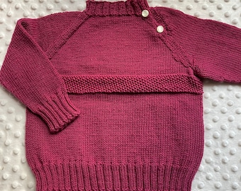 Merino wool baby jumper 12-18 months