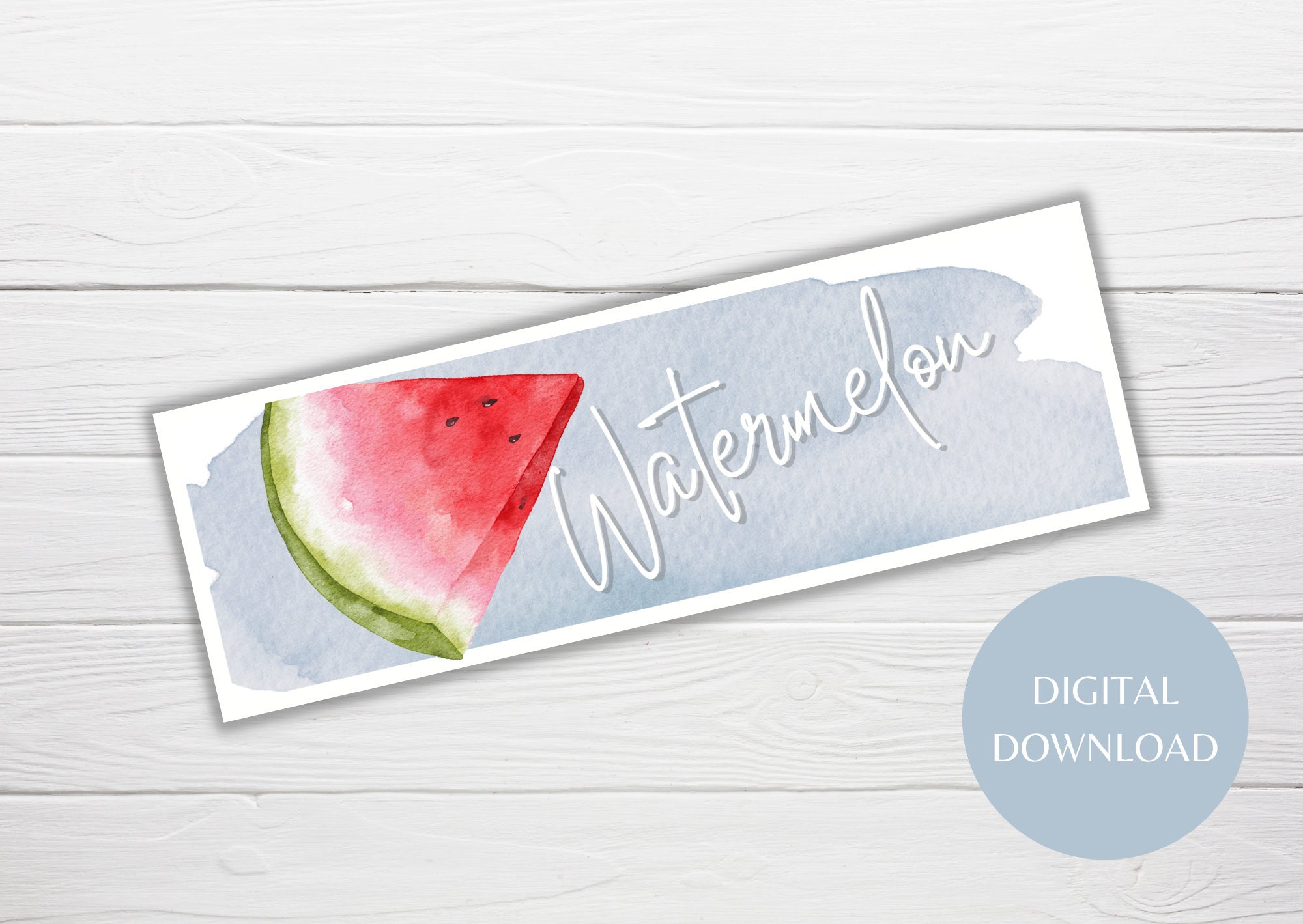 Printable Bookmarks Png Set of 3 Watercolour Bookmarks Digital Instant ...
