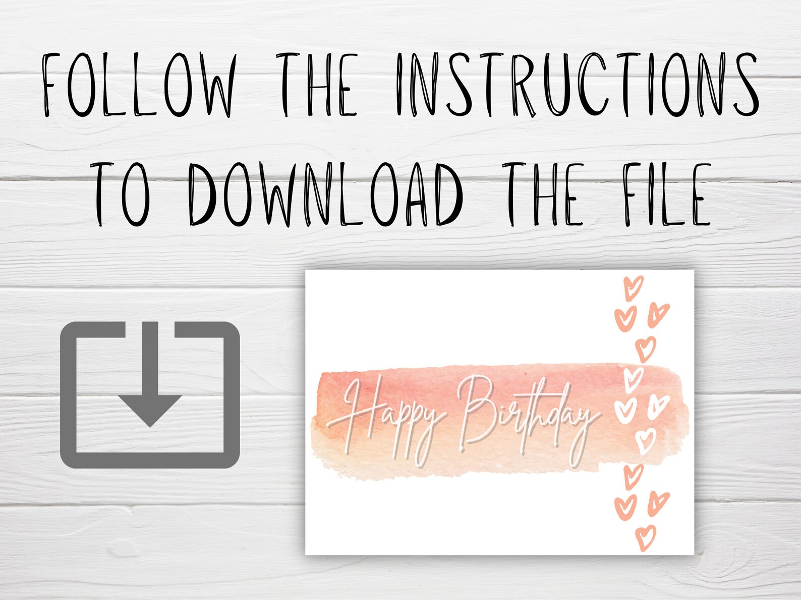 Printable Birthday Card 4x6 Inch / A6 Size Card Instant - Etsy Canada