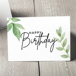 Printable Birthday Card in A6 Size Card / 4x6 Inch Instant - Etsy