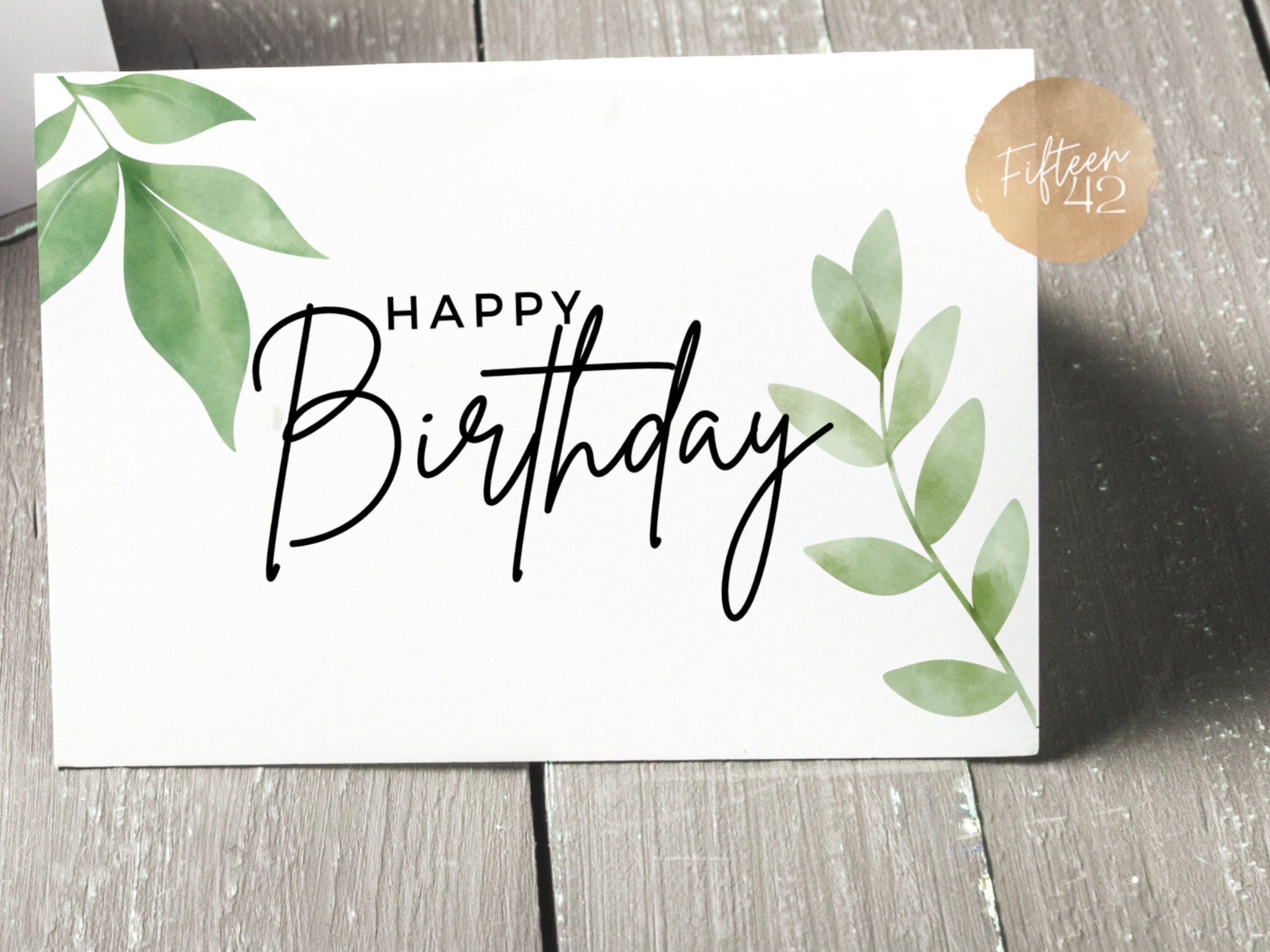 Printable Birthday Card in A6 Size Card / 4x6 Inch Instant - Etsy