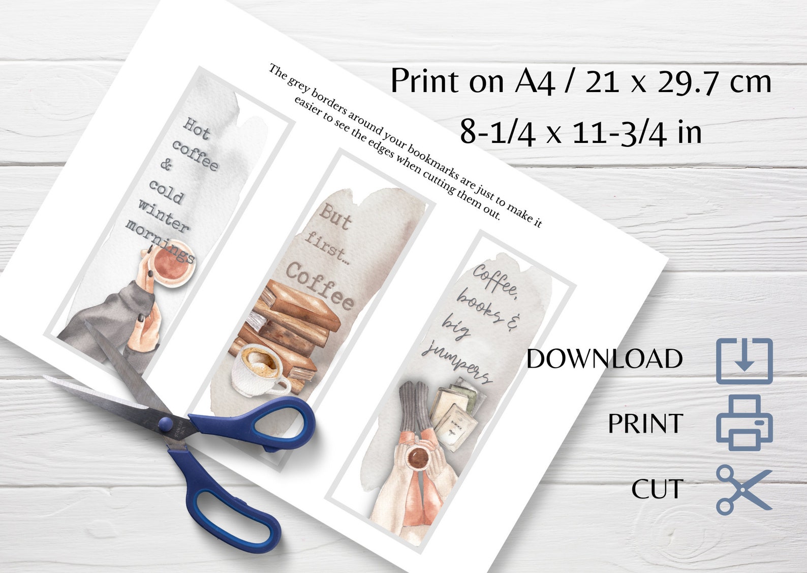 Printable Bookmark Png Digital Bookmark Motivational Quote Bookmark