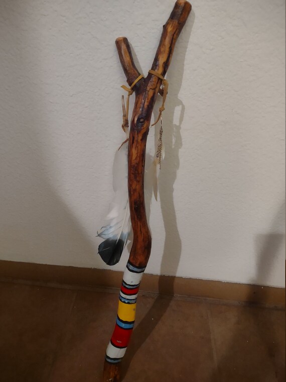 Native American Talking Stick Etsy