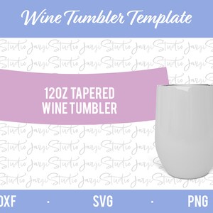 12 Oz Wine Tumbler Template, Wine Tumbler Sublimation, 12 Oz Wine Tumbler  Full Wrap Template, Wine Tumbler Template, Wine Mug Template 