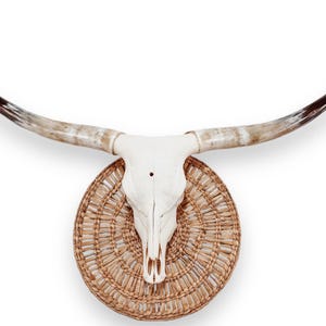 Longhorn Cow Skull | Repurposed Art | Heirloom Western Decor 697 - Etsy