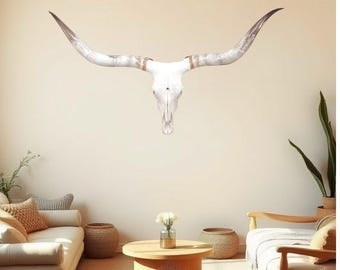 Longhorn Skull | Modern Farmhouse | Repurposed Authentic Art 816