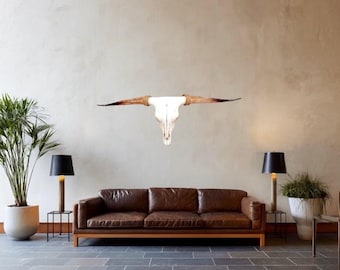 Real Longhorn Skull | Western Home Decor | Rustic Farmhouse | Art 776