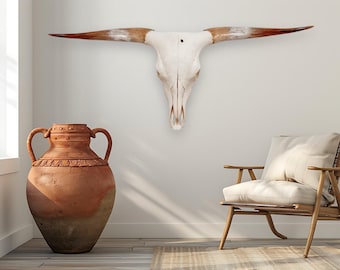 Longhorn Skull | Rustic  Legacy Art | Western Decor 770
