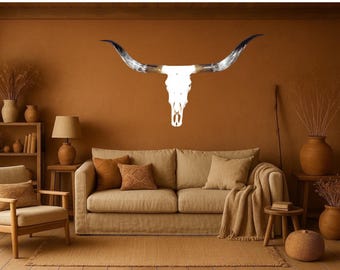Longhorn Steer skull | Euro Mount | Taxidermy | Rustic Western Decor 834
