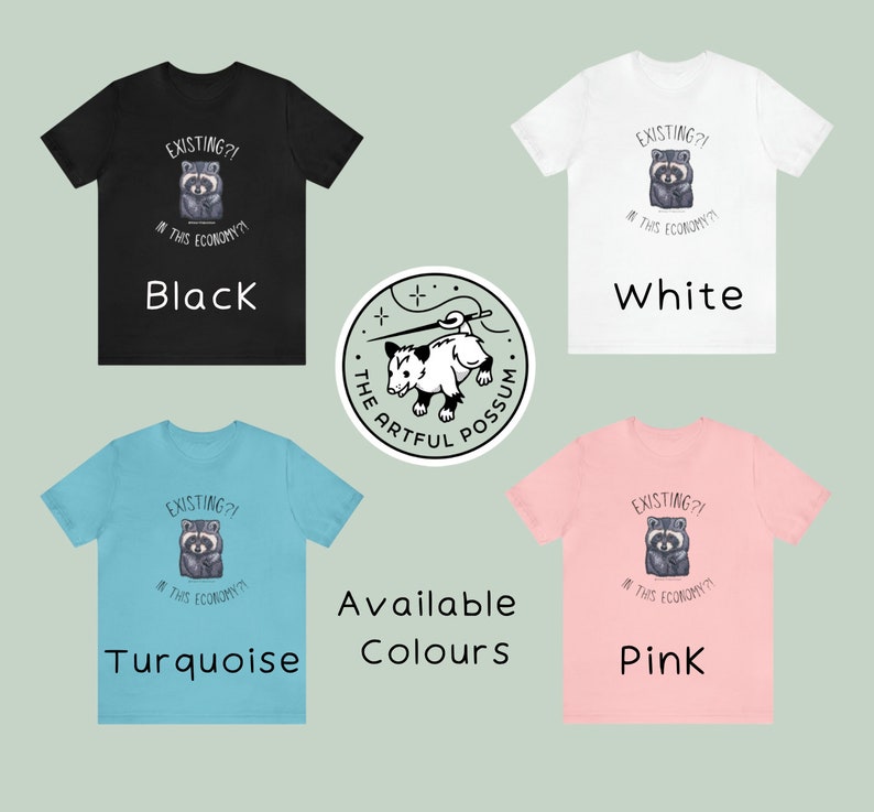 Existential Crisis Raccoon Feral Streep T-shirt - Unisex Jersey Tee ...