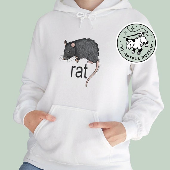トップス CTLS  rat's hoodie Rat Unisex Medium/heavy Weight Unisex Hooded Sweatshirt - Etsy