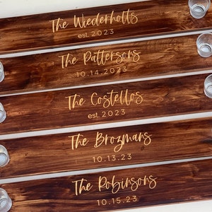 Personalized Wedding shotski, shotski for wedding, personalized shotski, bride and groom, wedding day gift, two person shot ski, shot board