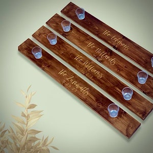 Personalized Wedding shotski, shotski for wedding, personalized shotski, bride and groom, wedding day gift, two person shot ski, shot board