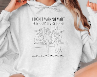 DC | Core Four Comfy Hoodie | Unisex Fit Joey Pacey Dawson Jen Minimalist Style Sketch Art Loungewear Top