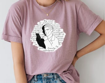 BtVS | Always Been Bad Crewneck Tee | Unisex Fit Spike and William Minimalist Style Sketch Art T-Shirt