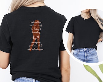BtVS | 'Power Speech' Crewneck Tee | Buffy the Vampire Slayer Silhouette Character Quote Comfy T-Shirt