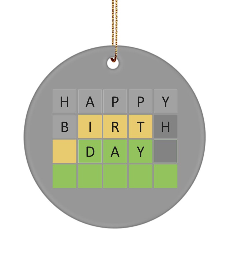 Funny Wordle Ornament Wordle Party Decoration Birthday or Etsy Canada