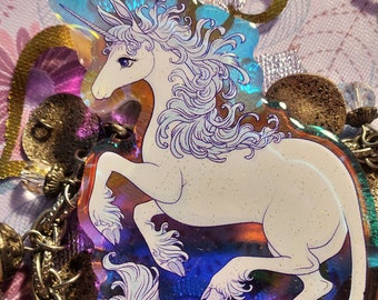 The Last unicorn rainbow charm